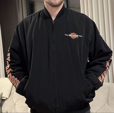 Harley-Davidson Jacke schwarz 100 Jahre Edition L