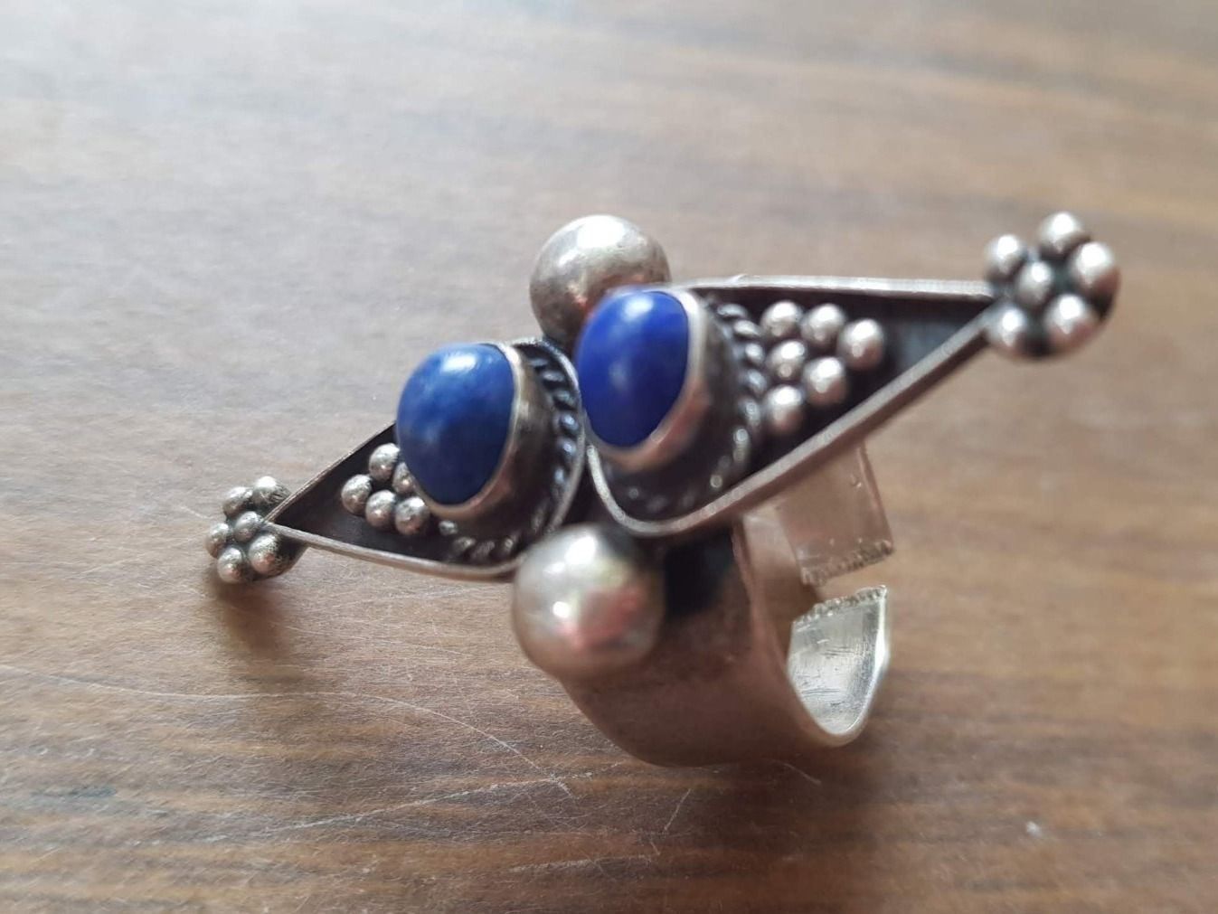 Anelli: Silberring 925er Silber Lapislazuli – Usato da Mörschwil venduto da wunderkiste44 8