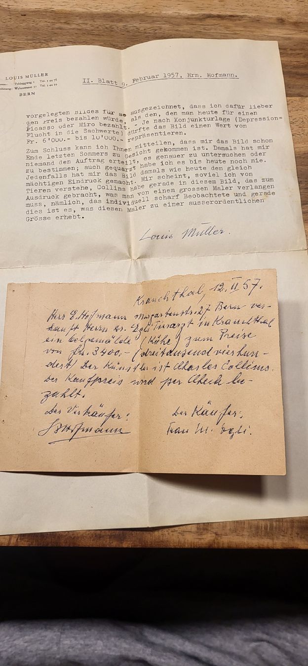 Gemälde: Charles Collins, britisches Ölgemälde  – Gebraucht aus Boll von BollArtAntik 9