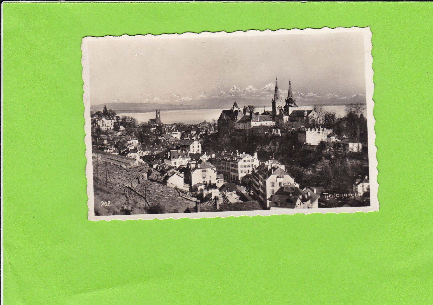 Ansichtskarten: Neuchâtel – Gebraucht aus St. Peterzell von neckertal