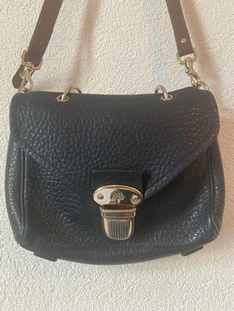 Mulberry Polly Pushlock Bag Original | Marineblau | Leder | 