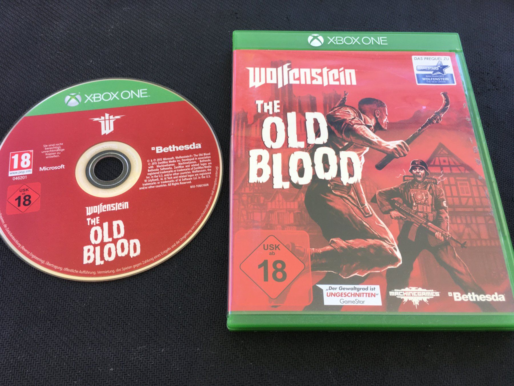 Microsoft Spiele: Wolfenstein the old blood - Xbox One Game – Gebraucht aus St.Gallen von Punktchen01