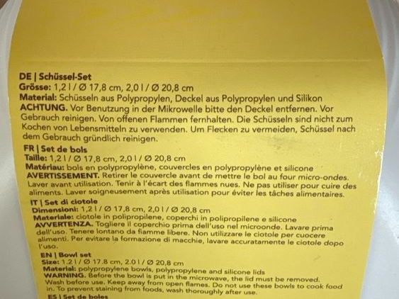 Coop Coupes: Schüssel-Set 2er Grösse 1.2L/2.0L Neu – Neuf avec emballage d'origine à Wallisellen par ASZT 5