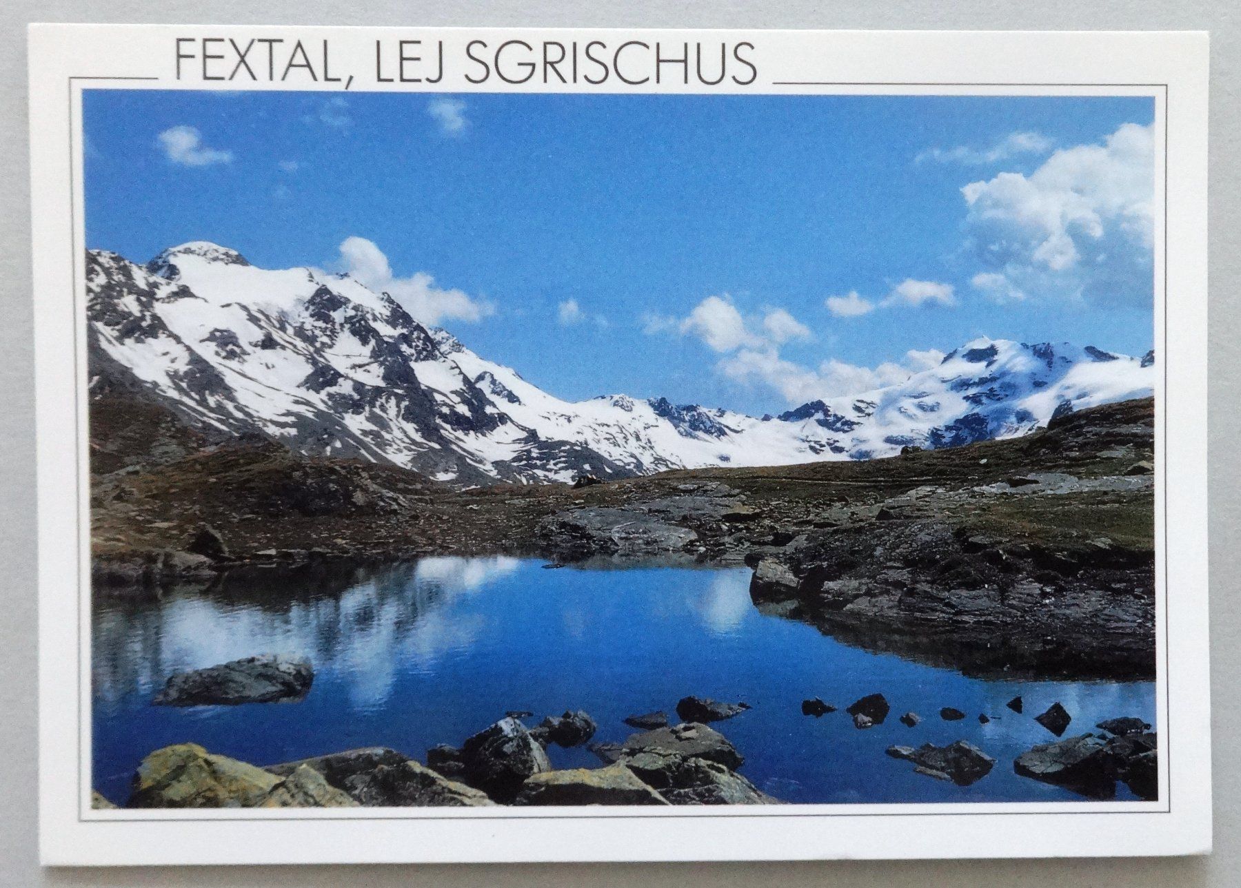 Cartoline postali: Fextal bei Sils, Lej Sgrischus 2618 m ü.M. – Usato da Fétigny venduto da Billy2miny