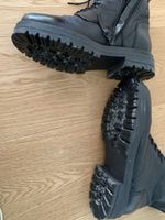 Winter-Halbstiefel Leder schwarz mit gutem Profil neuwertig