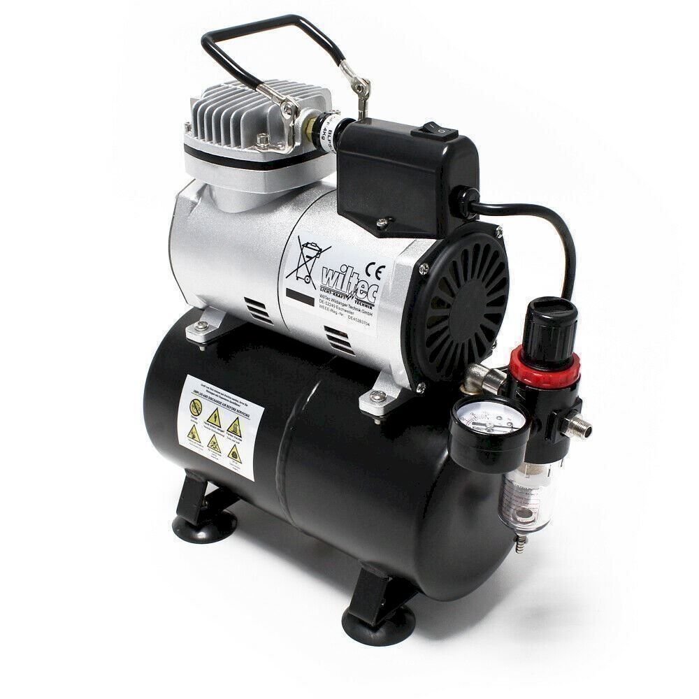 Compresseurs: WilTec Airbrush Kompressor AF186 – Neuf avec emballage d'origine à Bottighofen par zaap 2