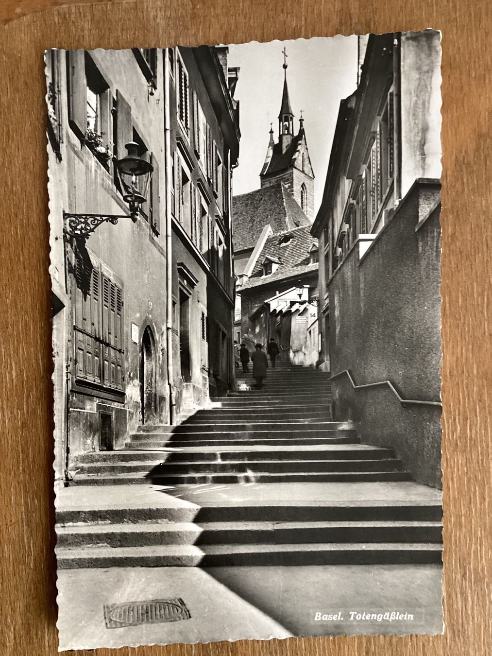 Ansichtskarten: AK Basel. Totengässlein 1954 – Gebraucht aus Zürich von Tolima194