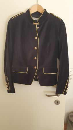 Blazer The Grand DV Grösse 38 schwarz mit Goldverzierung