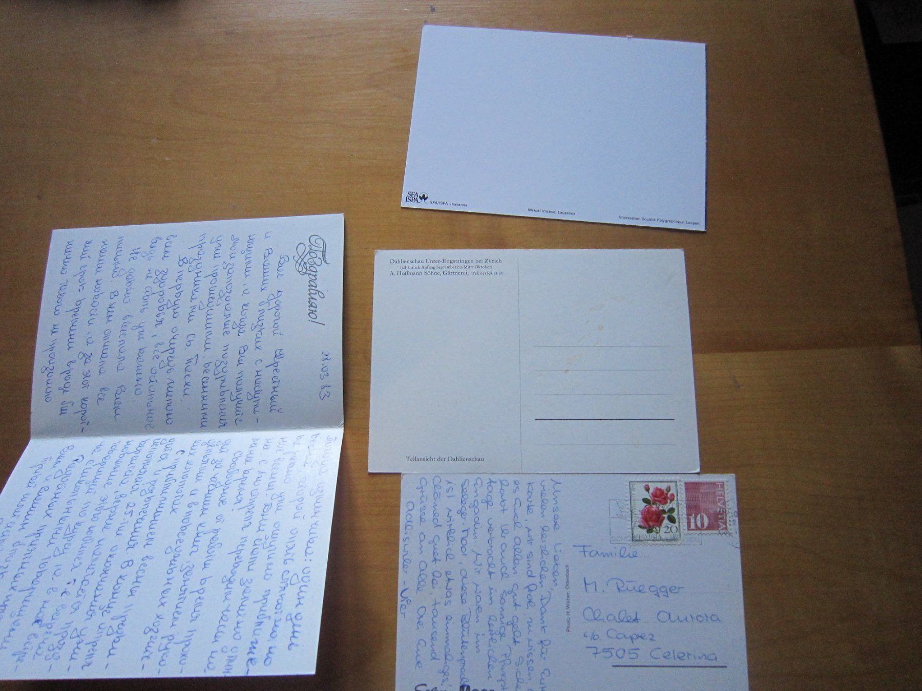 Cartoline postali: No 2 Postkarten Blumen – Usato da Gordola venduto da Polentaefung 5