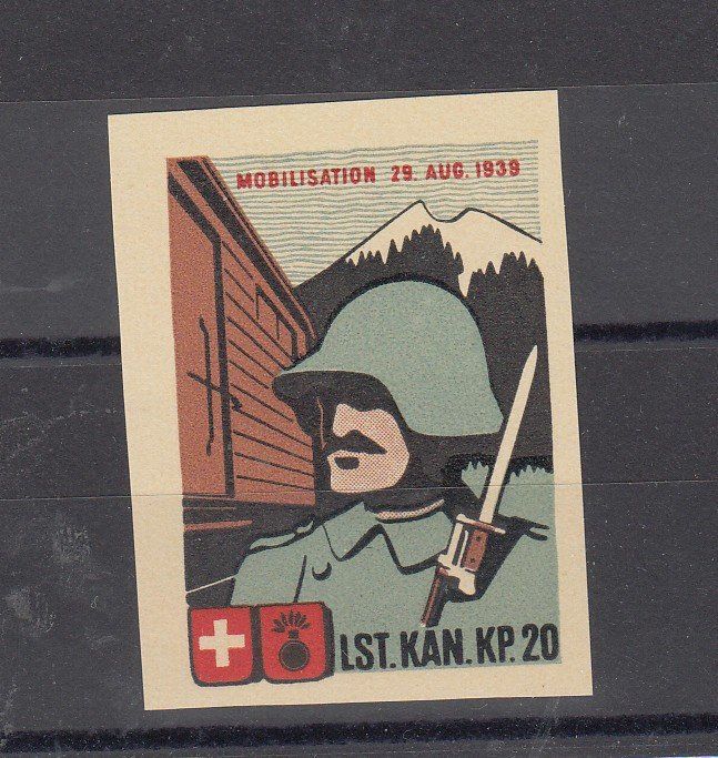 Alle Briefmarken: Artillerie 149/2** Lst.Kan.Kp.20 Kat.75.- – Gebraucht aus Herrliberg von Lfrifda