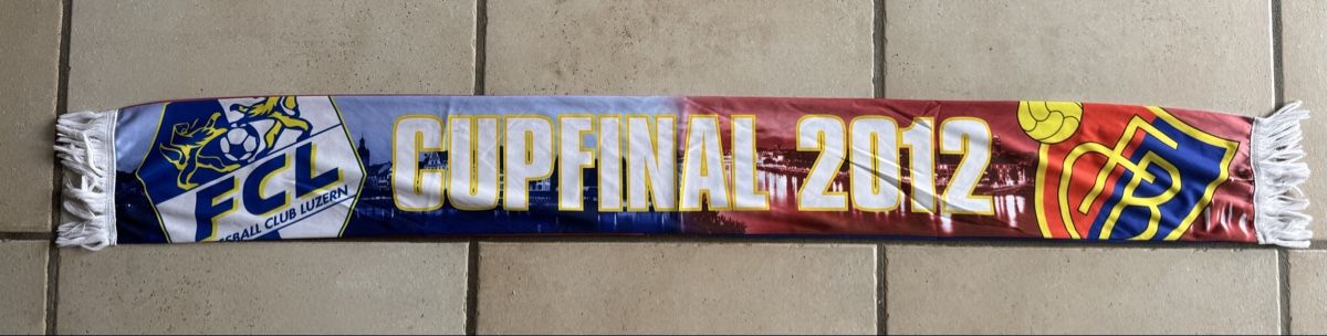 FC Basel Foulard & Sciarpe: Fc Luzern - Fc Basel Cupschal 2012 – Usato da Lenzburg venduto da Meister_k