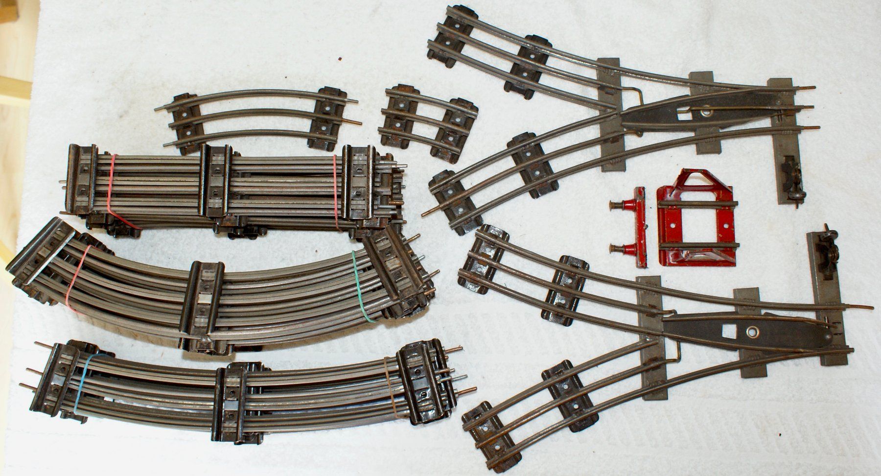 Hornby Modellini di ferrovie: Lot de rails et aiguillages Hornby – Usato da Morrens VD venduto da alain50