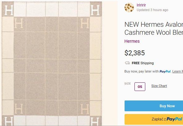 Hermès Coperte: Hermès Decke / plaid – Usato da Collonges venduto da Auganien 7