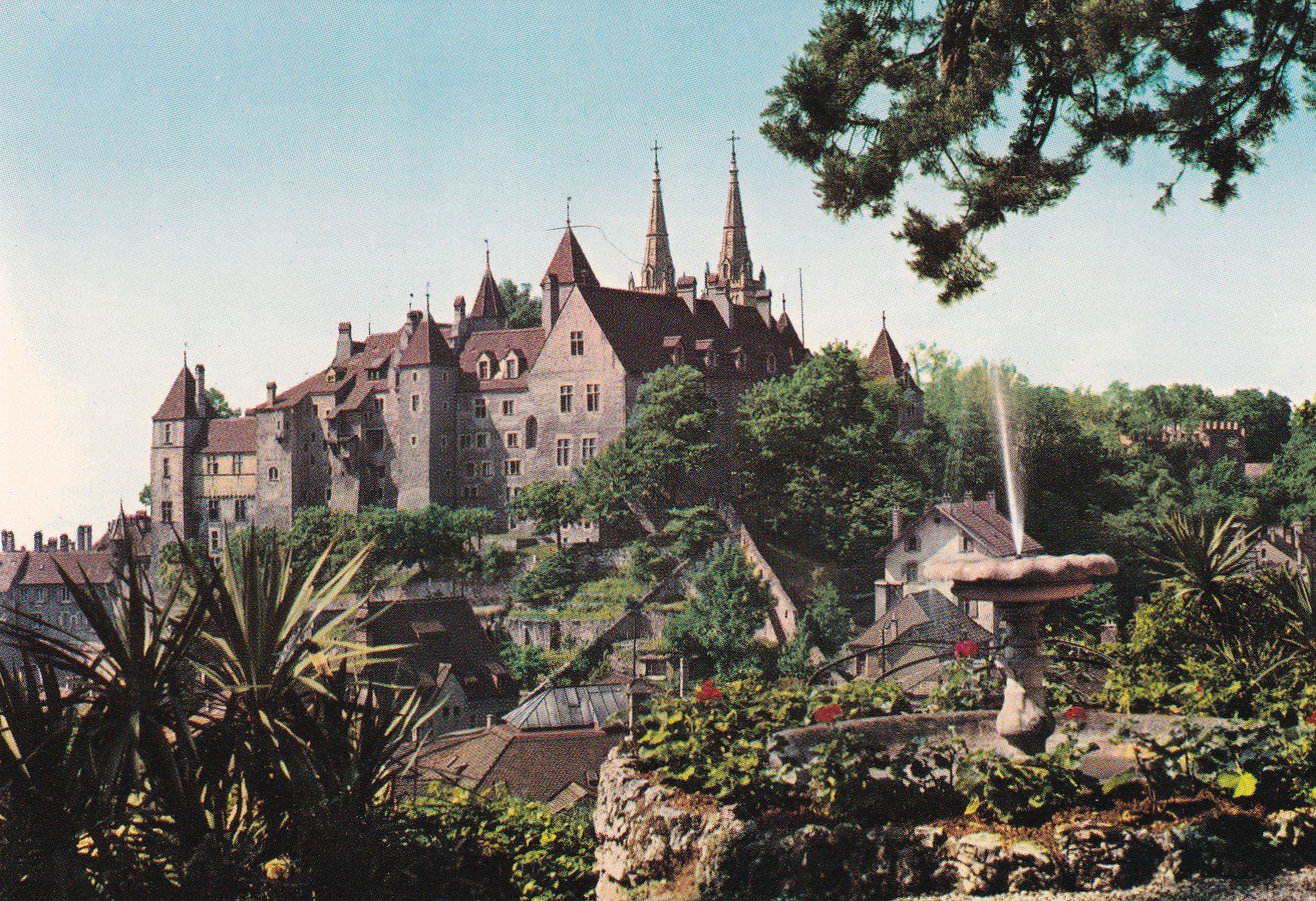 Cartoline postali: Neuchâtel la Collégiale – Usato da Cormoret venduto da Pascalll2001