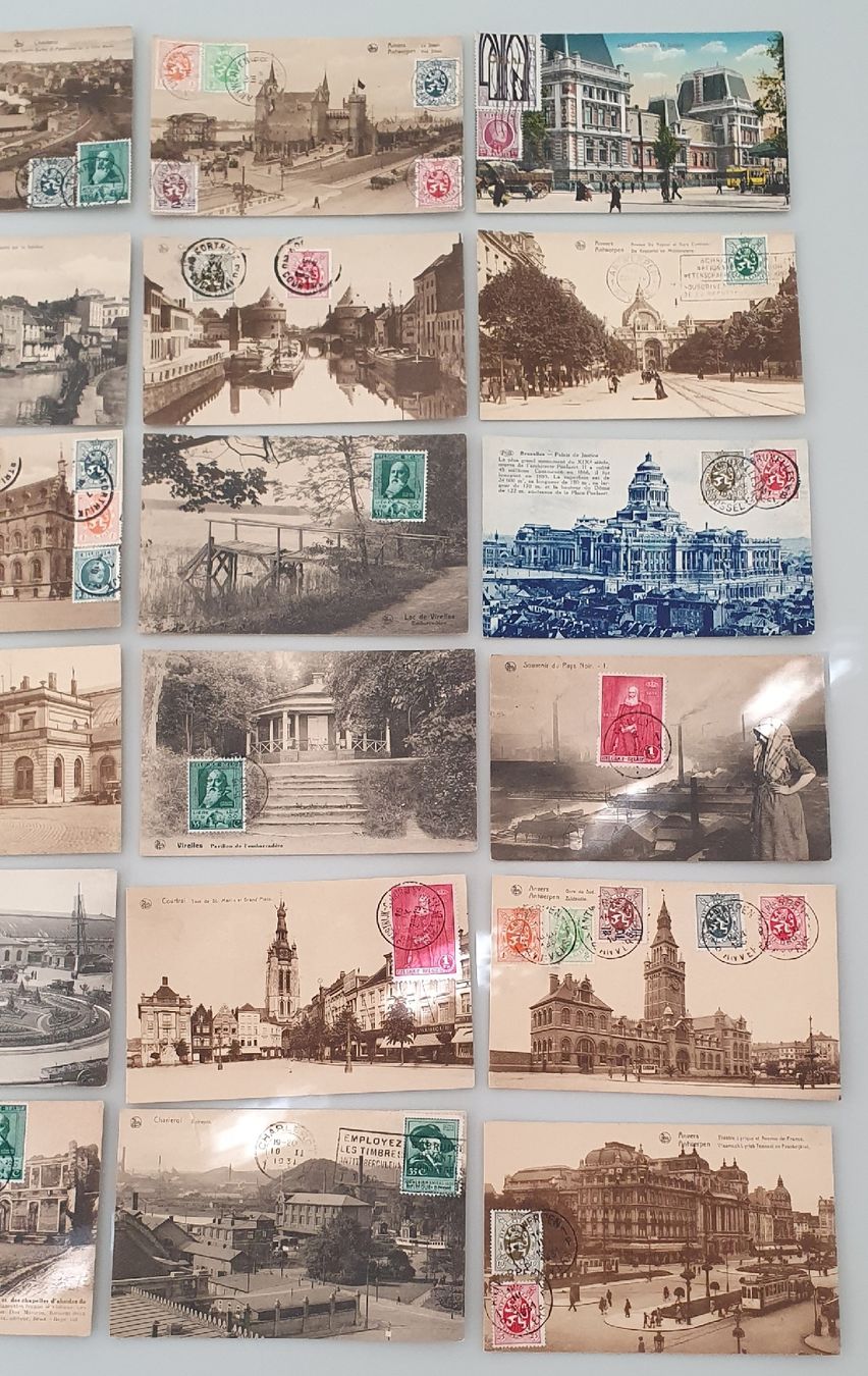 Cartoline postali: 41 Ansichtskarten Belgien – Usato da Kreuzlingen venduto da Rschweiz1 2