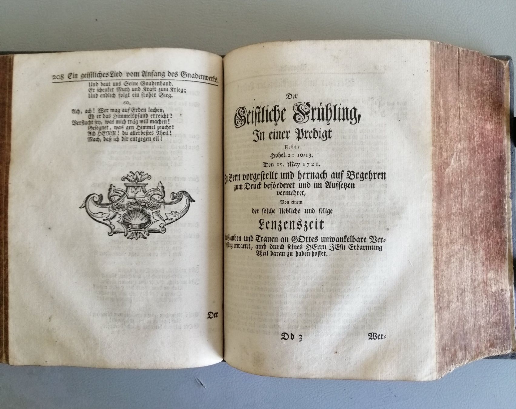 Libri: Antikes Buch "Himmels-Blumen" von 1756 Basel – Usato da Mörschwil venduto da Erwin8242 7