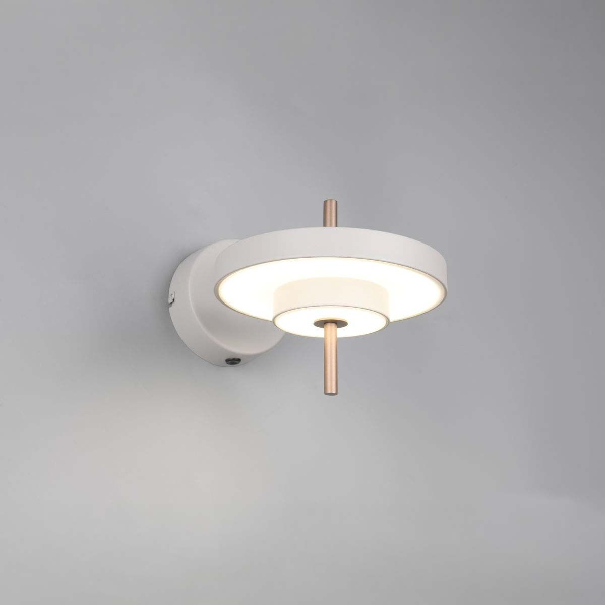 Lampade: LED Wandleuchte, Grau, Dimmbar, 20 cm Ø – Nuovo (secondo la descrizione) da Kreuzlingen venduto da Smart-Light
