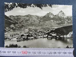 BRUNNEN UND DIE BEIDEN MYTHEN VOGELSCHAU LUFTBILD SZ AK