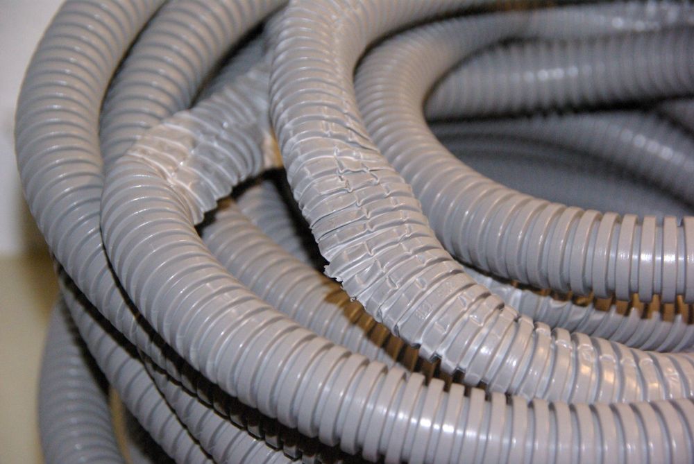 Kalitec Elektrowellrohr 10m Grau - NW25 750N Flammwidrig Für Innen & Außen