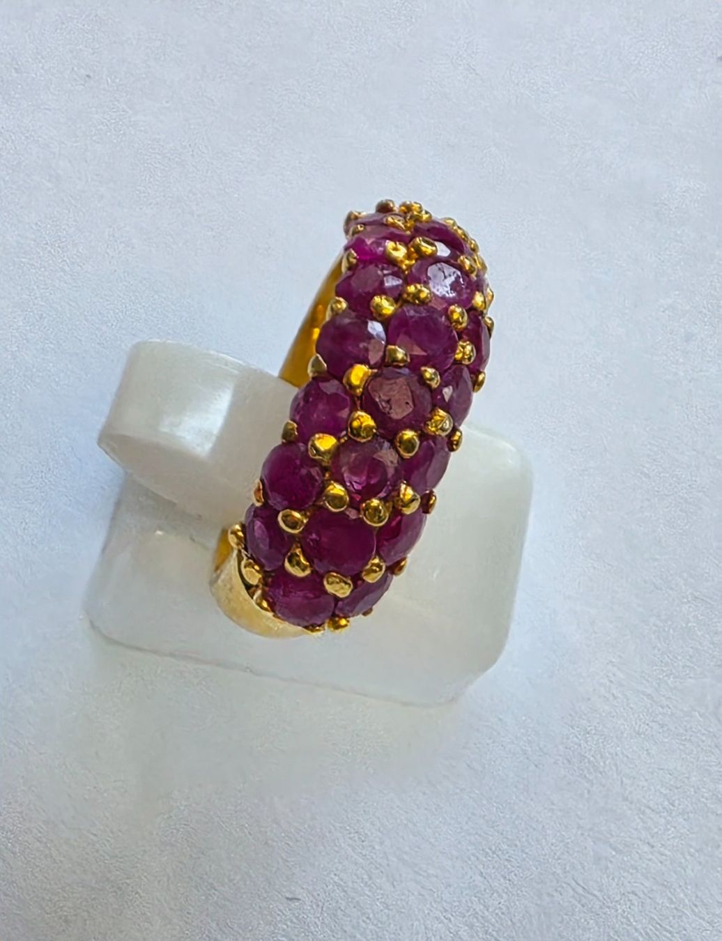 Ringe: Ring mit Rubinen vergoldetes Silber – Neu (gemäss Beschreibung) aus Zürich von adriben 7