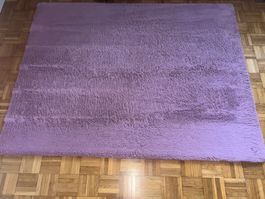 Teppich 120 x 160cm altrosa