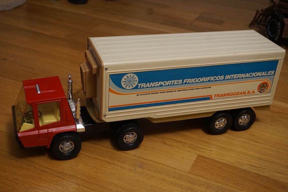 Grozan Tigre 2000 Kühl-Sattelschlepper 1:18 ALT COOL !!!!!!! (Gebraucht ...
