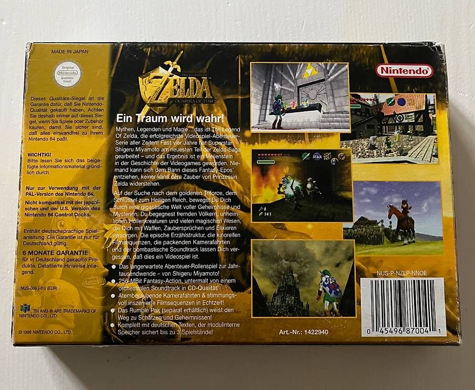 Giochi: Zelda ocarina of Time  – Usato da Moutier venduto da cbr90 3