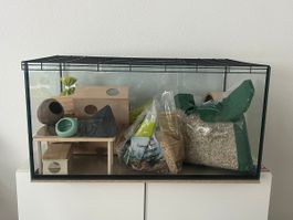 Grosses Nagarium 100x60x52 cm Komplettset – ideal für Hamste