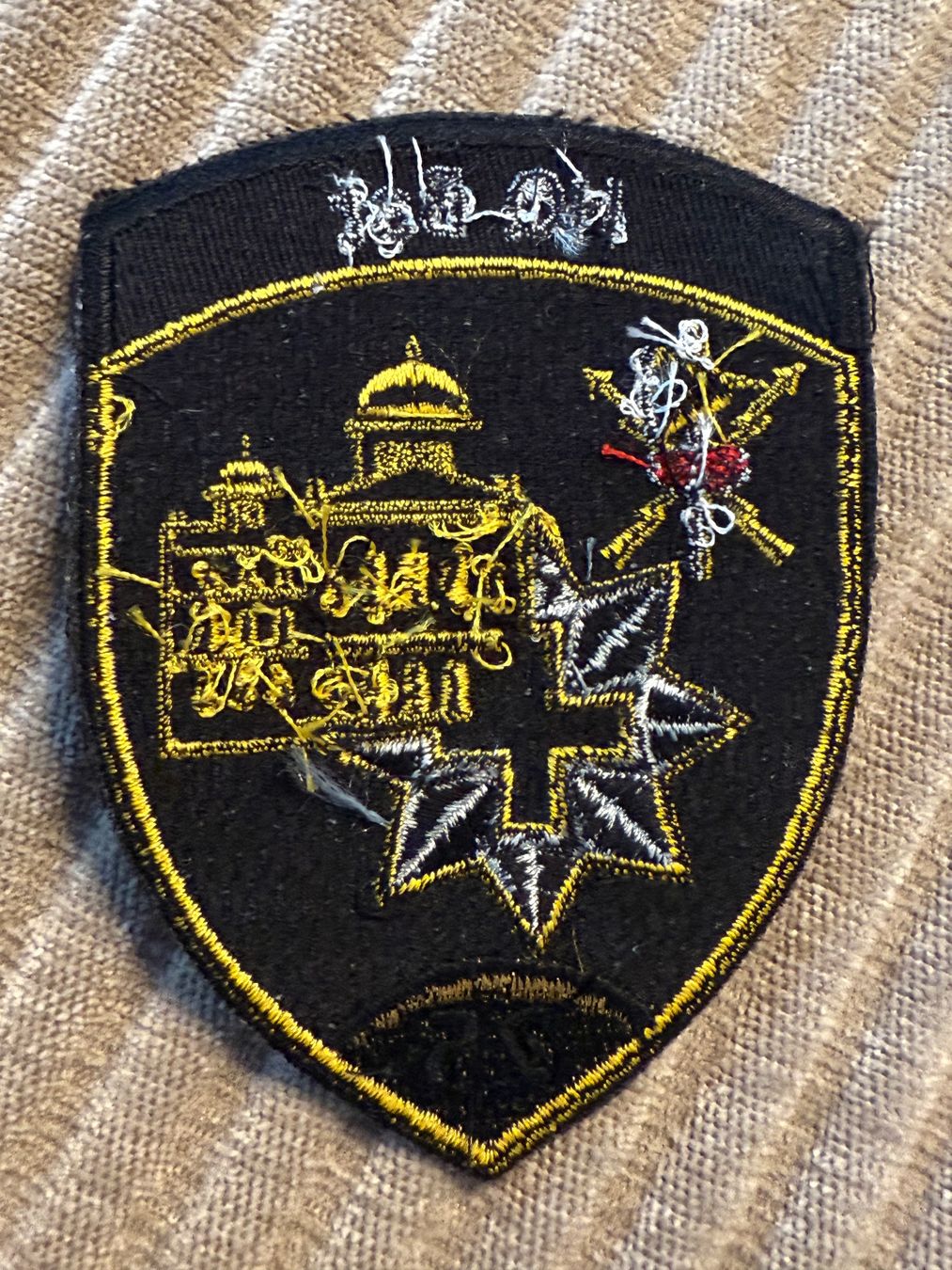 Schweizer Armee Placchette & Badge: A-Badge: HQ Bat 25 STAB - Schweizer Armee – Usato da Brütten venduto da Hst1 1