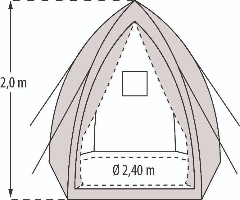 Tende & Padiglioni: Pflanzenschutzzelt Hawaii L – Nuovo e nell'imballaggio originale da Erlinsbach venduto da Home-World 1