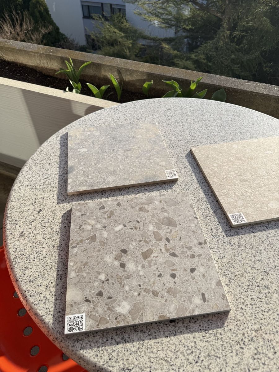 Rivestimenti per pavimenti: Marazzi Feinsteinzeugplatten Platten 30x30cm Grau Beige – Usato da Birmensdorf ZH venduto da linkel 1