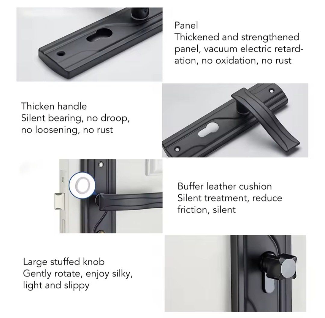 Ferramenta: Serrure de poignée de porte intérieure robustes et complete – Nuovo e nell'imballaggio originale da Saignelégier venduto da Instant-Key-Pro 2