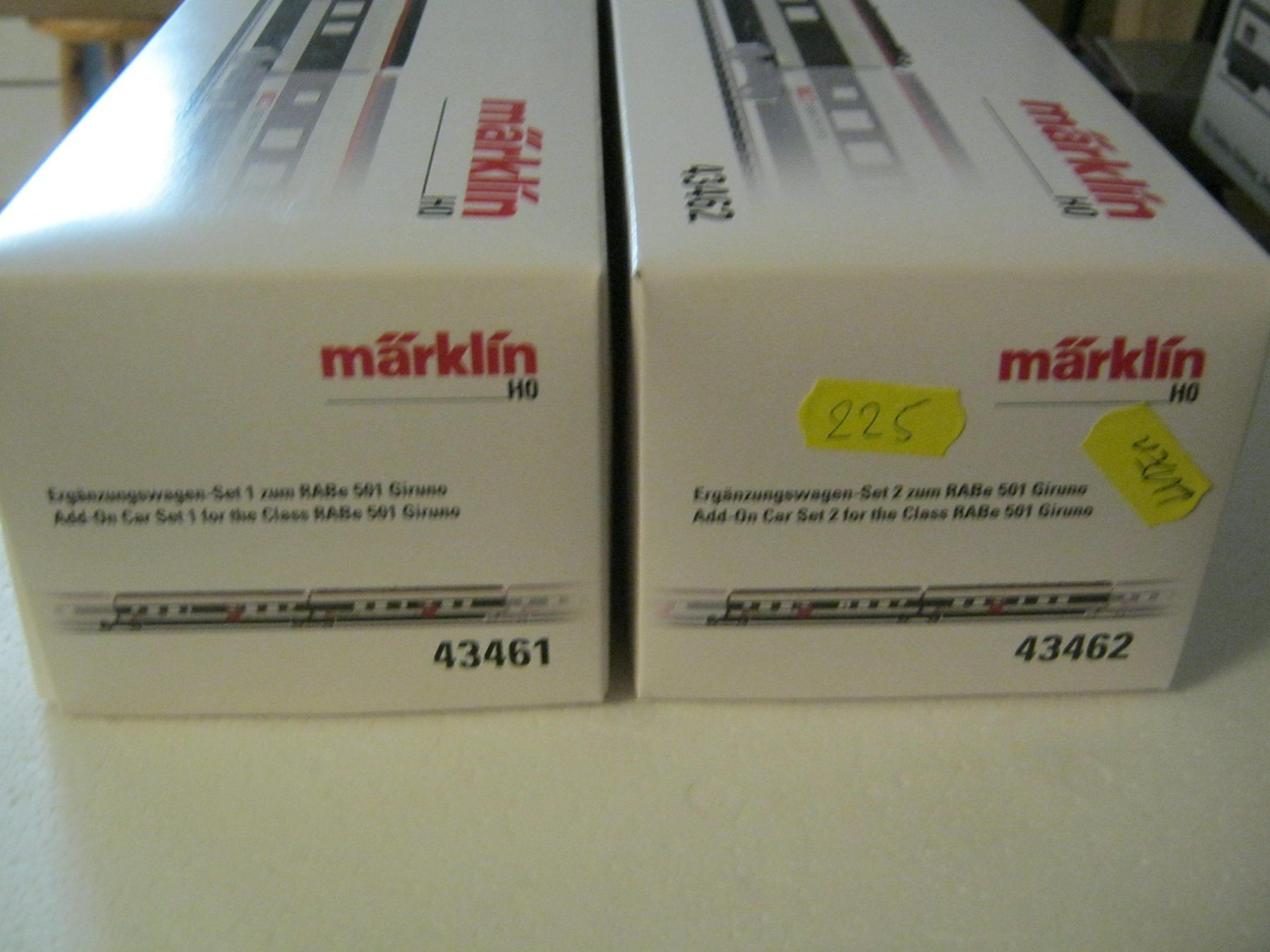 Märklin Modellini di ferrovie: 2 COFFRETS DE VOITURES GIRUNO 501 – Nuovo e nell'imballaggio originale da Le Grand-Saconnex venduto da mfx54 2
