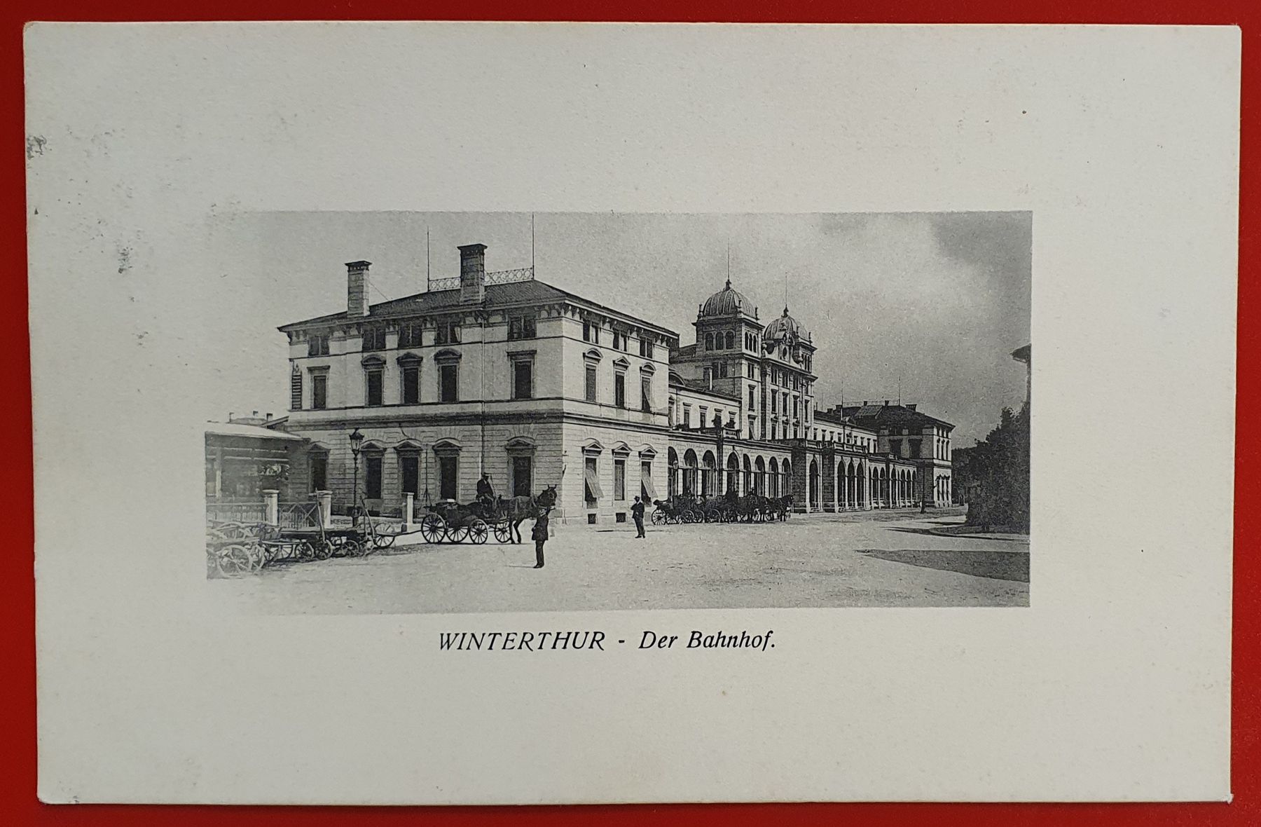 Cartoline postali: Winterthur 1909 - Bahnhof – Usato da Kreuzlingen venduto da Rschweiz1