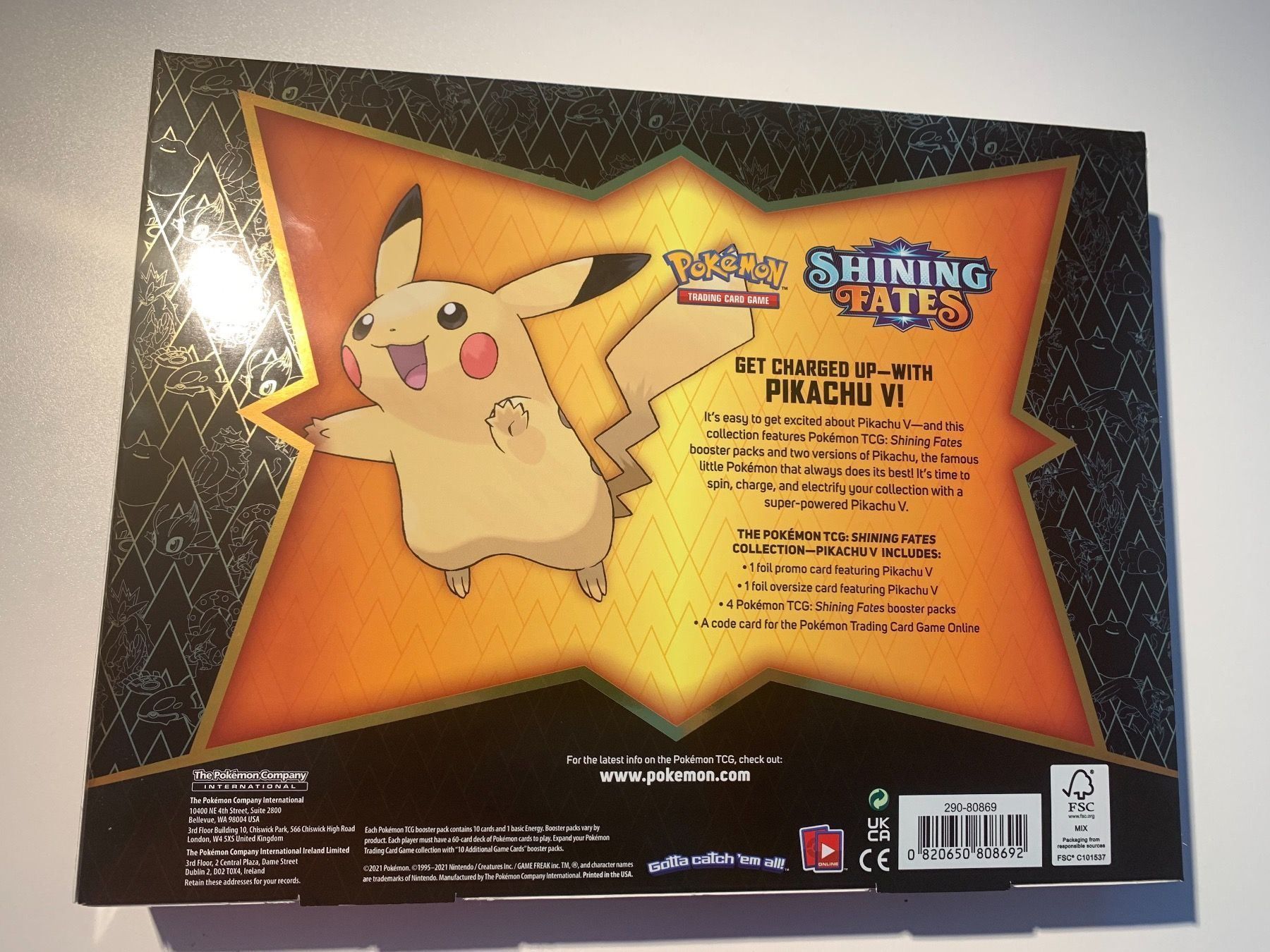 Pokémon Cartes à collectionner: Shining Fates Pikachu V Box – Neuf avec emballage d'origine à Zug par Riconico 1