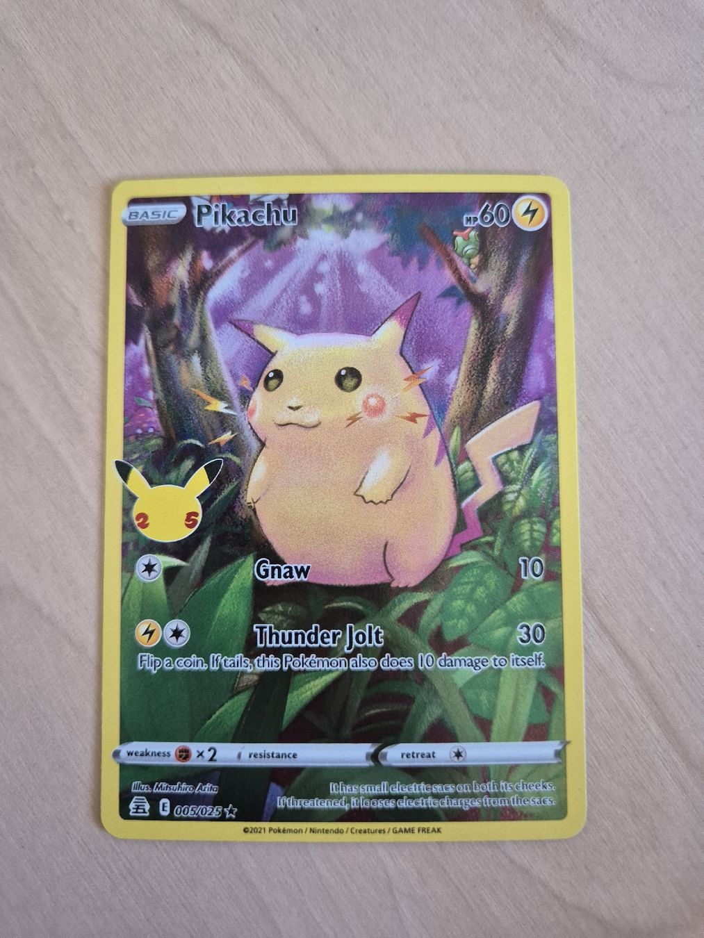 Pokémon Cartes à collectionner: Pokémon Pikachu 25th - 2021 – D'occasion à Oron-la-Ville par n_a_t_e_a_g