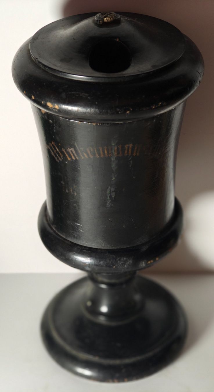 Articoli in legno: Seltenes Apotheker Holzdose Biedermeier – Usato da Monthey venduto da 19_karen_84 2