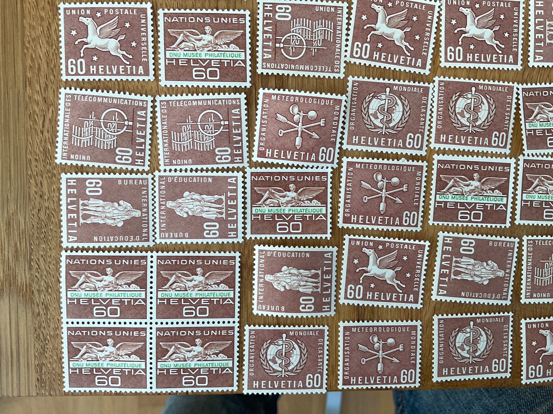 Tutti i francobolli: 60Fr Ämter Frankaturware ungestempelt postfrisch Sammlung – Nuovo (secondo la descrizione) da Wil SG venduto da Chefsugus 3
