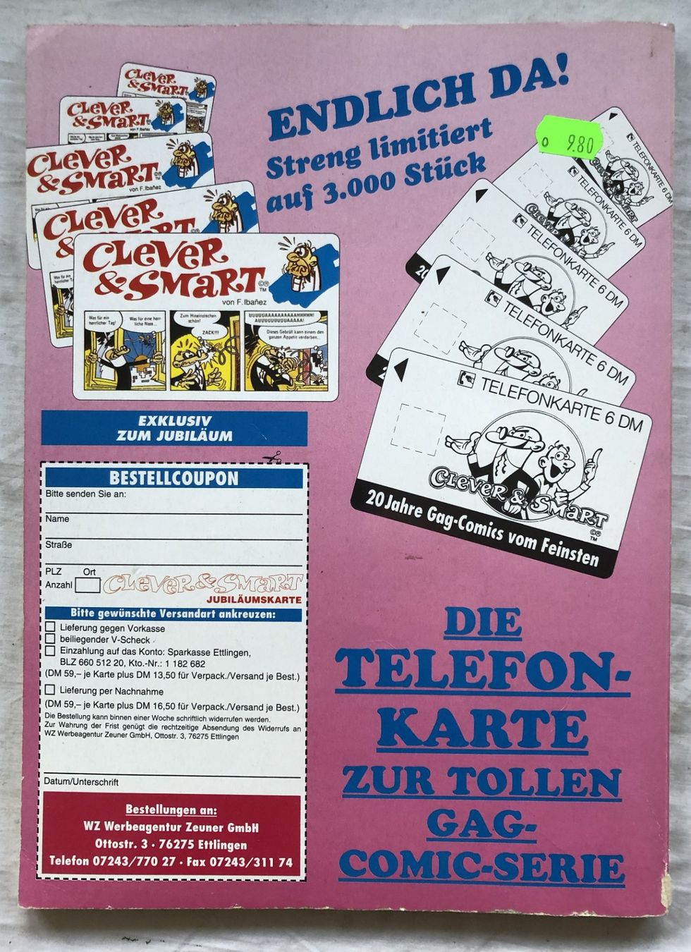 Fumetti: SUPER CLEVER & SMART - Jubiläums-Sonderband - Nr.8 – Usato da Schaffhausen venduto da durruti 3