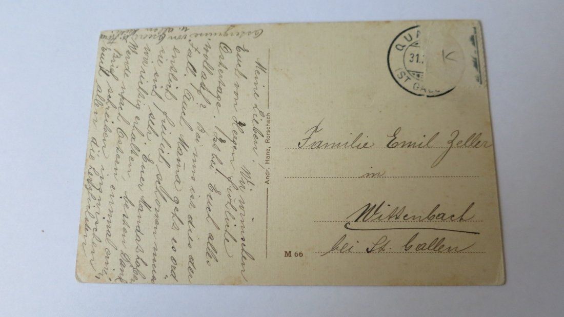 Cartoline postali: Quarten / SG - um ca. 1920 – Usato da Jona venduto da centumprata 1