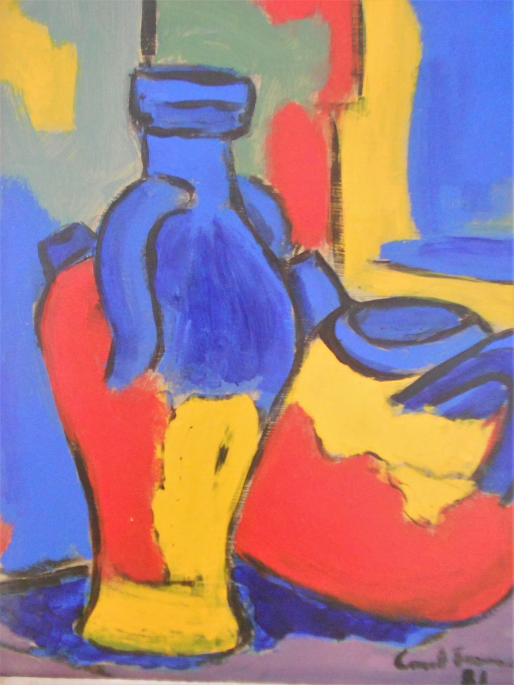 Dipinti: Ernst FERMEN  - Neo Expressionismus – Usato da Dübendorf venduto da ArtExpression