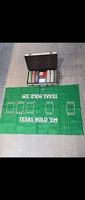 Texas Hold'em Pokerset im Koffer mit Spielmatte