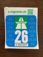 Autobahn Vignette CH 2026