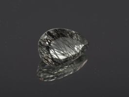 Natural Rutilated Quartz 2.15ct Faceted Pear - (Collector)