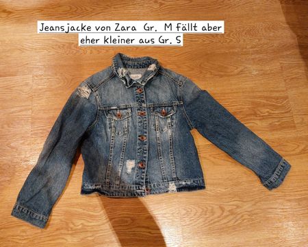 Zara Jeansjacke, Gr. M (fällt wie S aus), Top Zustand!