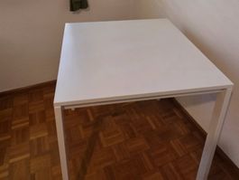 Tisch 75cm x75cm weiss, IKEA Melltorp