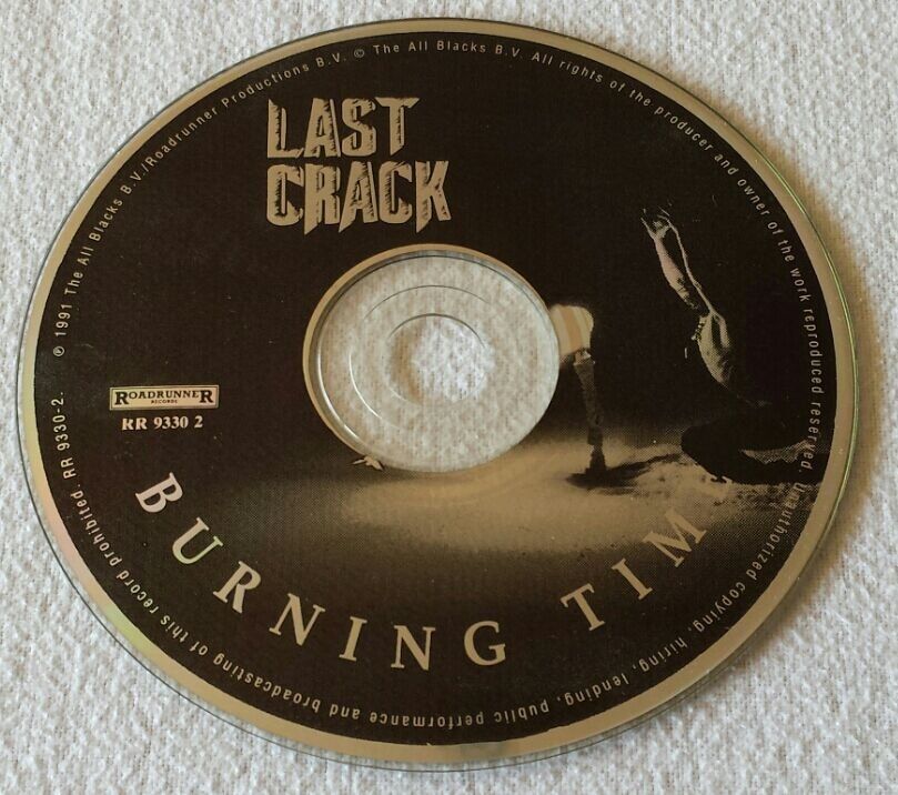 CD: Last Crack – Burning Time - CD - 1991 - First Press – Usato da Uster venduto da Zardodel 3