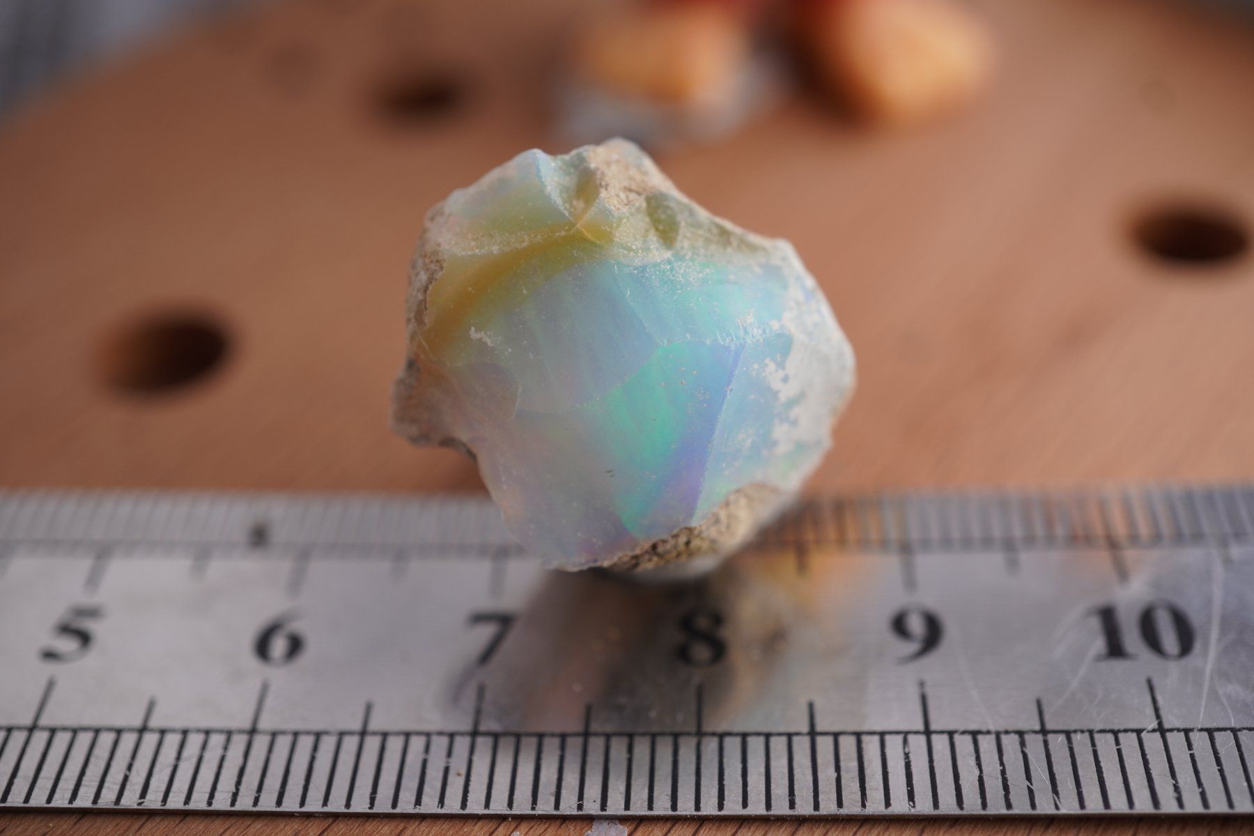 Minerali & Pietre curative: Opal Rohstein mit Feuer ca 20mm   ab  1.-     Räumung – Nuovo e nell'imballaggio originale da Eschenbach SG venduto da topstone 4