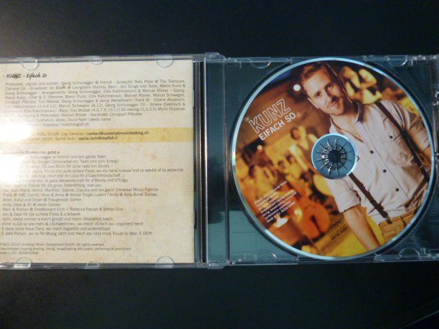CD: Kunz - Eifach so – Usato da Au ZH venduto da sikoku 1