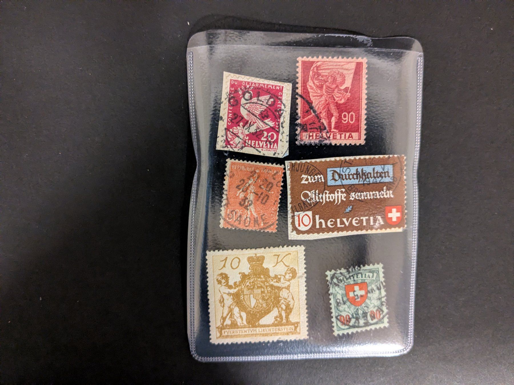Tutti i francobolli: SAMMLER Briefmarken Helvetia – Usato da Thun venduto da Restwert_Thun 1
